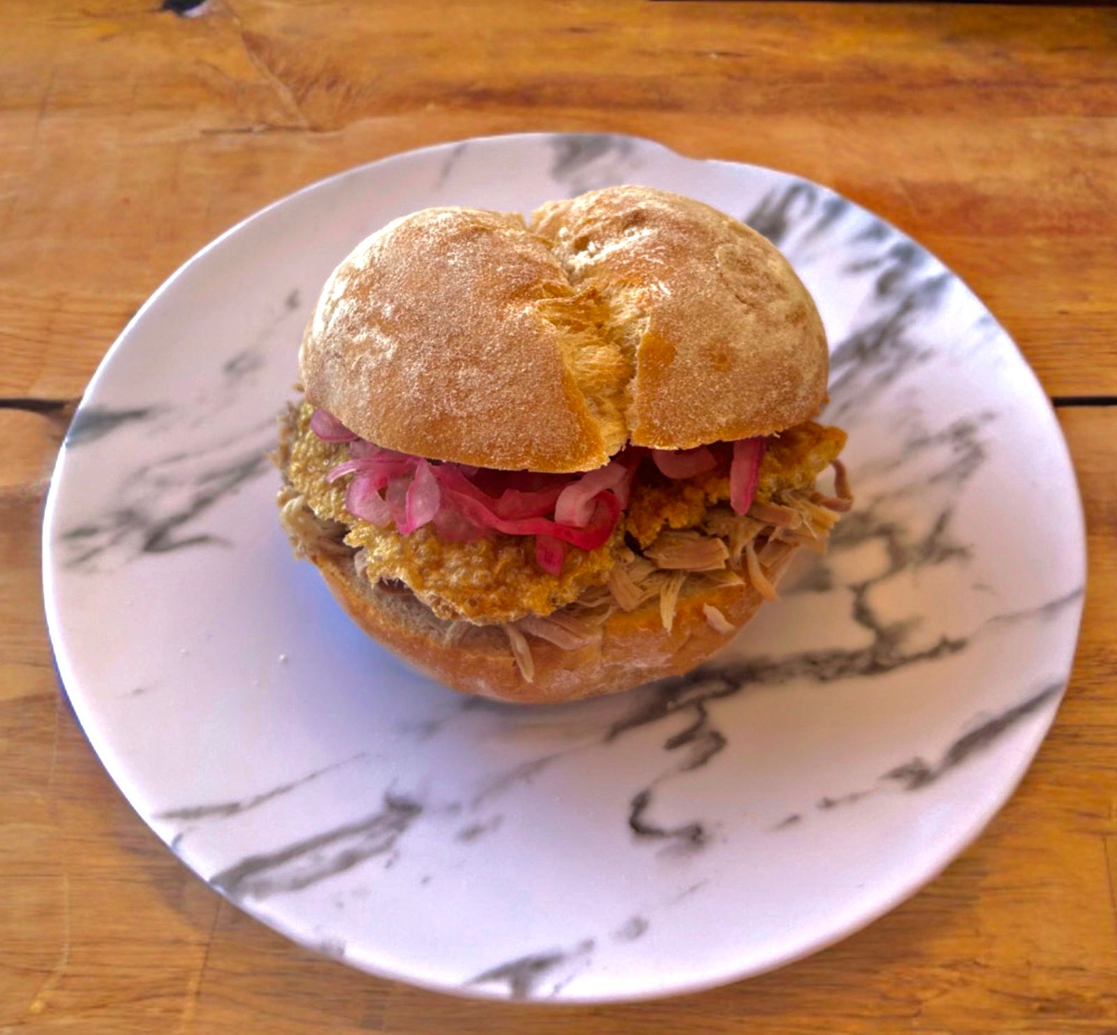 Torta de cochinita